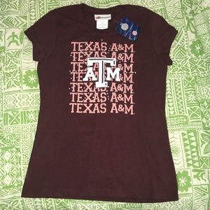 Girls Sz 12 Texas A&M Tee